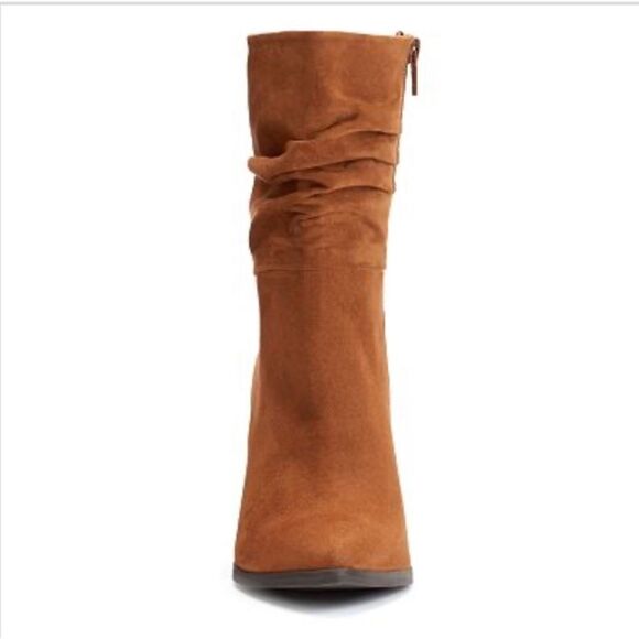 APT. 9 Fabiola Women’s Fashion Slouchy Boots Brown Mid Shalf 3” Heel Siz… - Picture 8 of 8